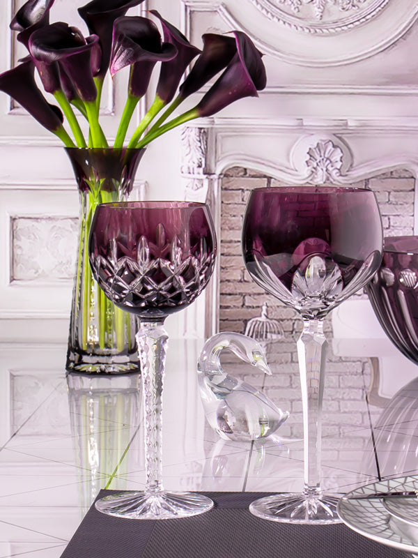 Purple Stemware