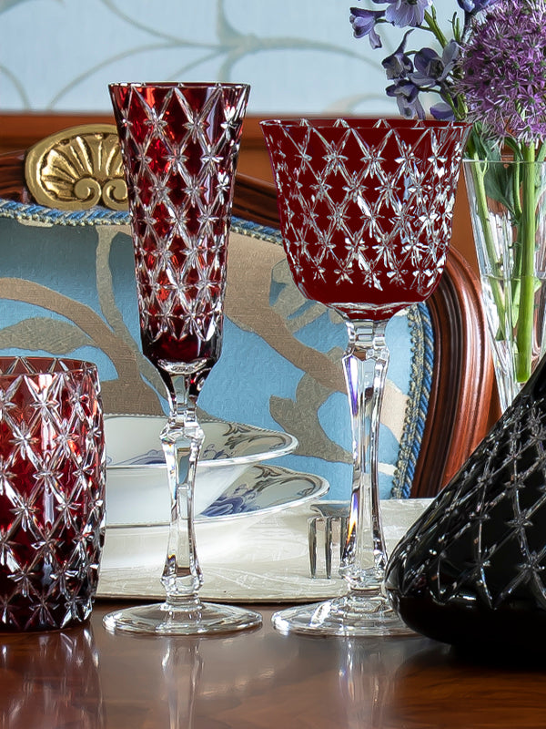 Ruby Red Stemware