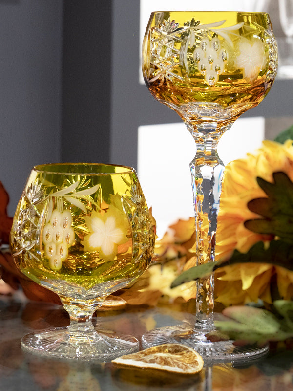 Golden Yellow Stemware