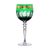 Bacchus Green Water Goblet