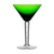 Cristal de Sèvres Vertigo T101 Green Martini Glass