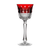 Cristal de Paris Yvan Ruby Red Large Wine Glass