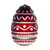 Easter Ruby Red Egg Paperweight 4.7 in