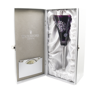 Waterford Snowflake Wishes ‘2015 Health’ Purple Champagne Flute