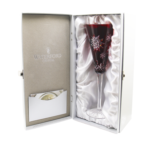 Waterford Snowflake Wishes ‘2011 Joy’ Ruby Red Champagne Flute