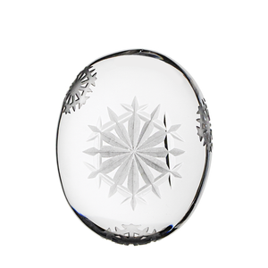 Snowflake '2018 Happiness' Paperweight 2.8 in