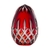 Easter Ruby Red Egg Paperweight 4.7 in