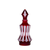 Double Cased Ruby Red - White Perfume Bottle 3 oz