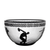 Olympics V Double Cased Black Bowl 9.8 in