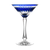 Fabergé Na Zdorovye Blue Martini Glass