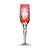 Marsala Golden Red Champagne Flute