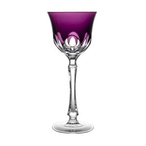 Cristal de Paris Rome Purple Small Wine Glass