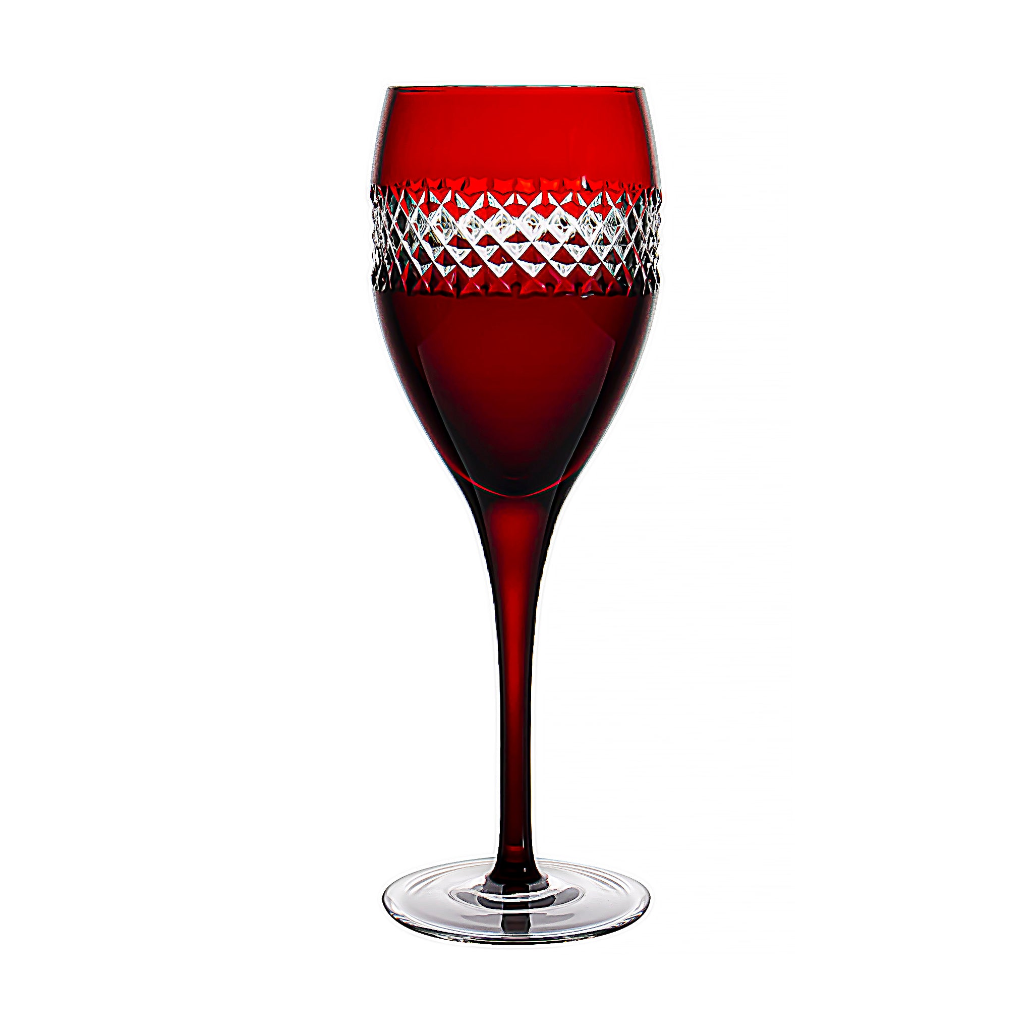 John Rocha at Waterford Red Cut Large Wine Glass