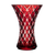 Stars Ruby Red Vase 7.9 in