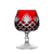 Fabergé Odessa Ruby Red Brandy Glass 1st Edition