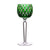 Stars Green Small Wine Glass