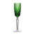 Stars Green Champagne Flute