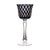 Stars Black Large Wine Glass