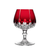 Castille Ruby Red Brandy Glass 2nd Edition