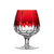 Castille Ruby Red Brandy Glass 2nd Edition