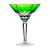 Castille Green Martini Glass 1st Edition