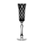 Stars Black Champagne Flute