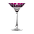 Fabergé Xenia Purple Martini Glass