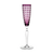 Val Saint Lambert Kaleido Purple Champagne Flute