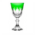 Cristal de Paris Eminence Green Water Goblet