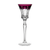 Val Saint Lambert Saverne Purple Small Wine Glass 9.4in