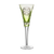 Snowflake Light Green Champagne Flute