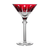 Fabergé Xenia Ruby Red Martini Glass