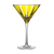 Golden Martini Glass