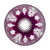 Marsala Purple Plate 10.6 in