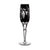 Marsala Black Champagne Flute