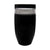 John Rocha at Waterford Black Cut Vase 11.8 in