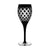 Fabergé Athenee Black Large Wine Glass