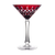 Birks Crystal New England Ruby Red Martini Glass